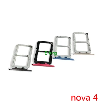 Для Huawei Nova 4 4e Слот для sim-карты, держатель лотка, разъем для чтения sim-карт, запасная часть