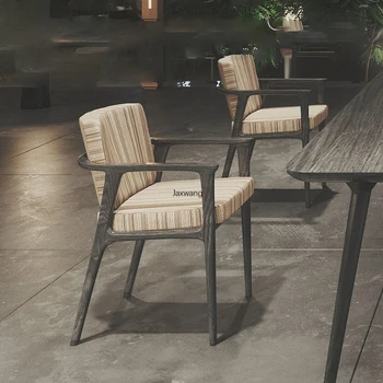 Обеденный стул на заказ, Кухонная мебель, кресло, Скандинавская Роскошная Спинка, Обеденный стул из массива дерева, Простой стул, Дизайнерские стулья